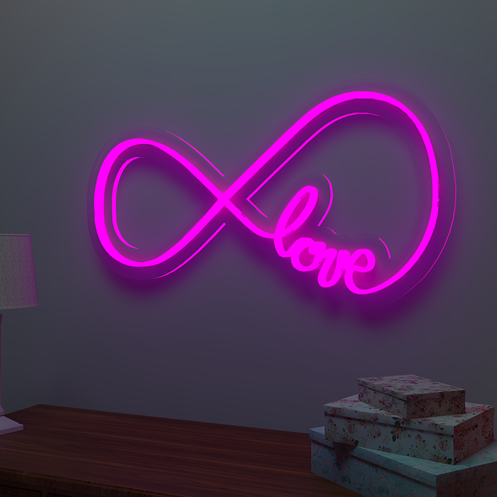 Infinity Love Neon Light (Available in Multiple Colors)