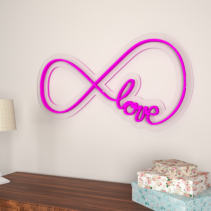 Infinity Love Neon Light (Available in Multiple Colors)