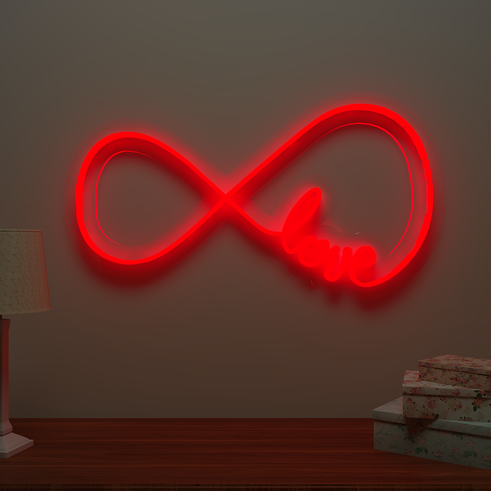 Infinity Love Neon Light (Available in Multiple Colors)