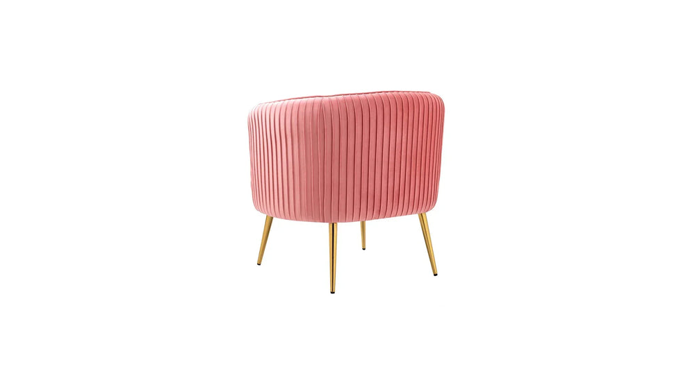 Peach Leiser Accent Chair - All India Decor