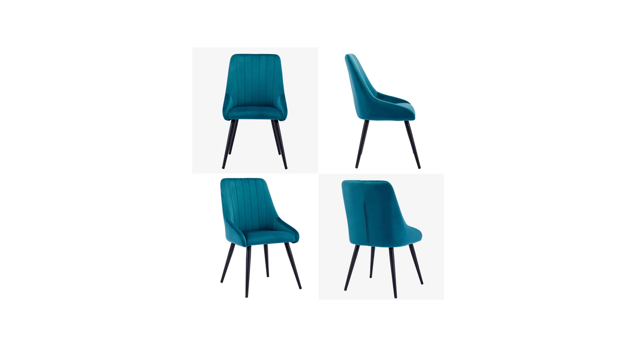 Teal Nico Side Chair