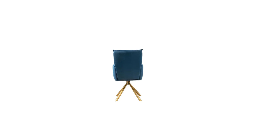 Blue Gerlec Swivel Chair - All India Decor