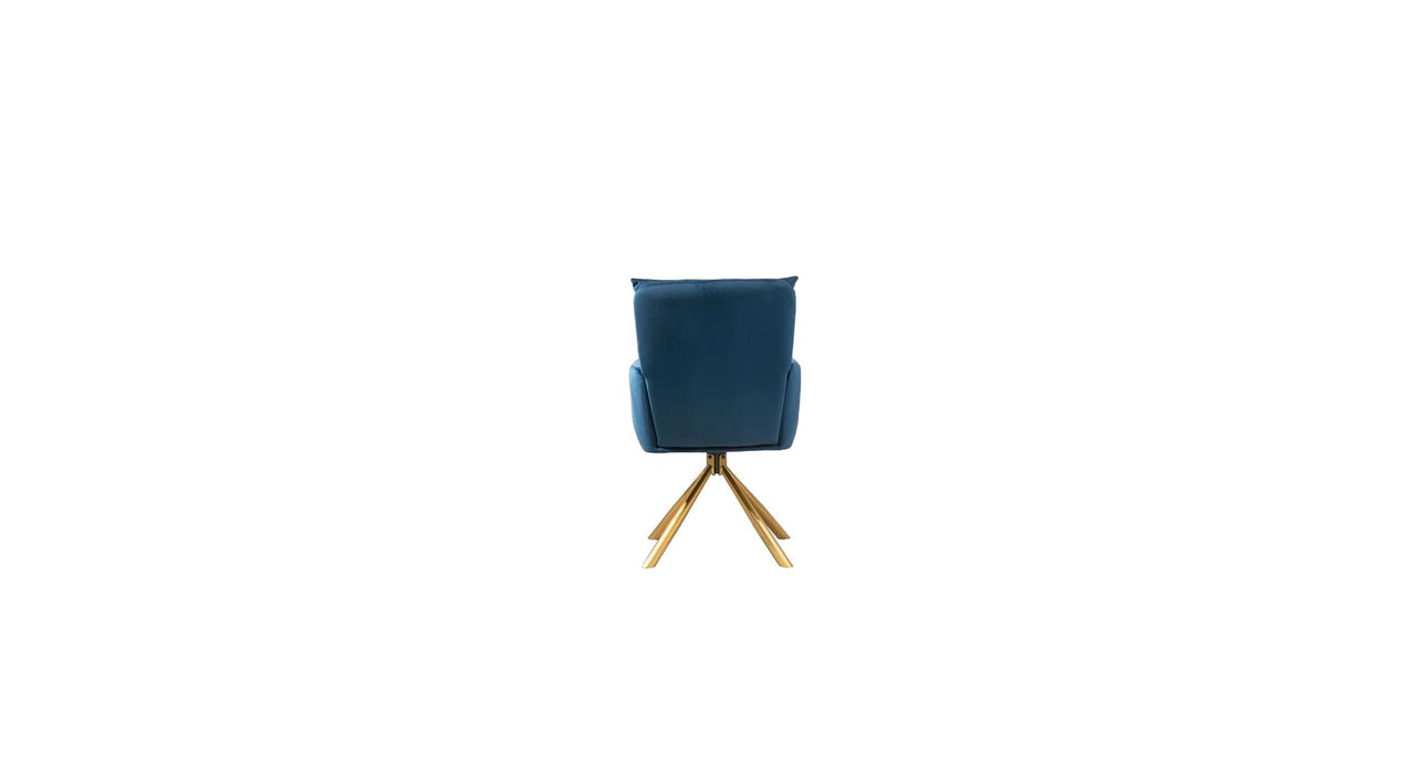 Blue Gerlec Swivel Chair