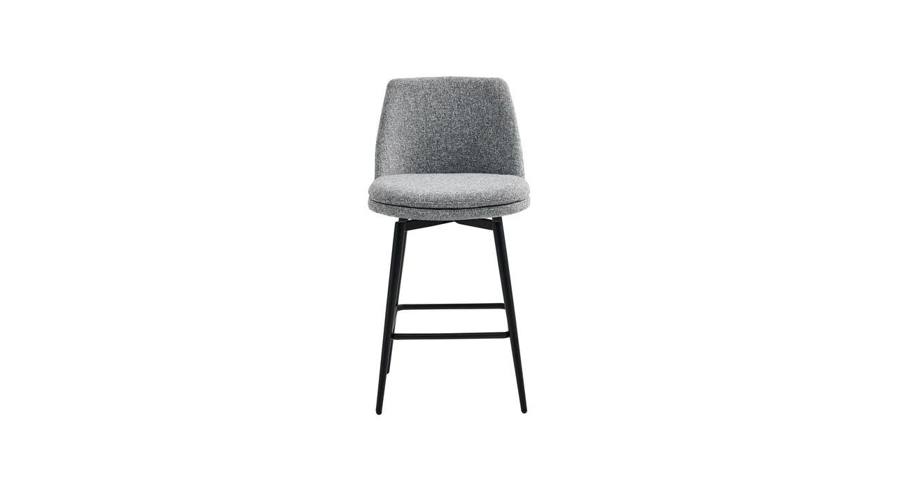 Grey Color Mccain Bar Stool