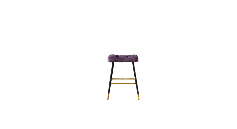Purple Color Julio Counter Stool - All India Decor