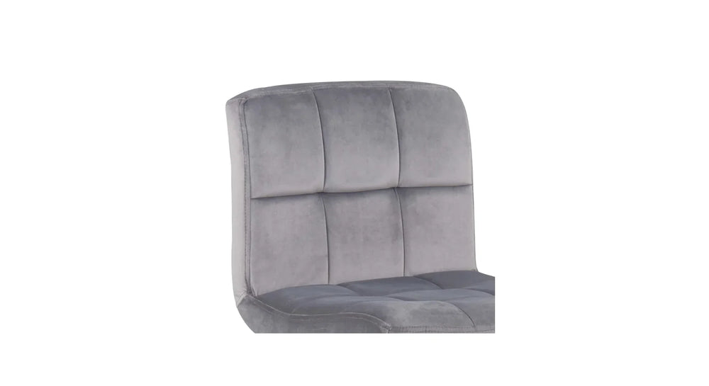 Grey Color Neo Swiel Adjustable Bar Stool - All India Decor