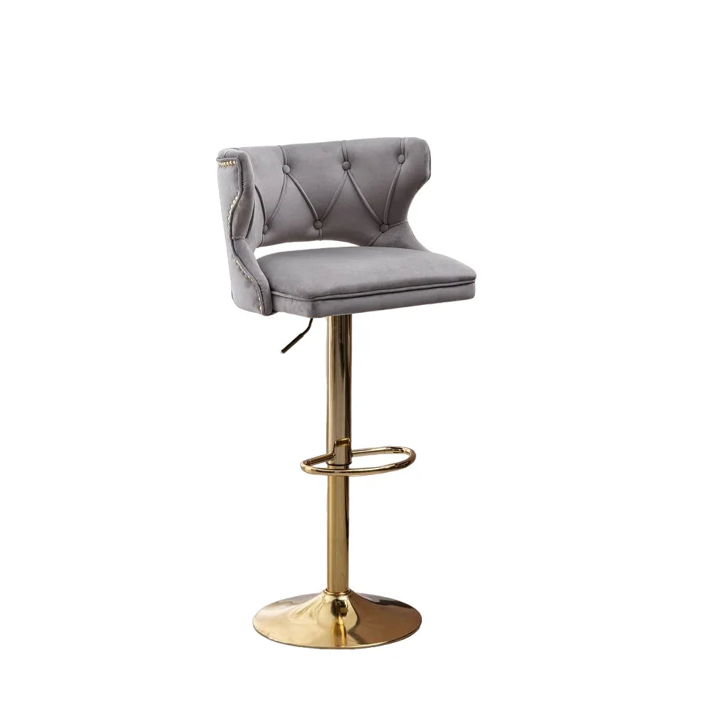 Grey Verona Bar Stool - All India Decor