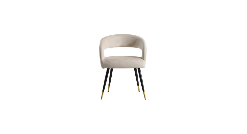 Beige Boucle Bentlee Accent Chair - All India Decor
