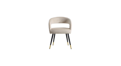 Beige Boucle Bentlee Accent Chair