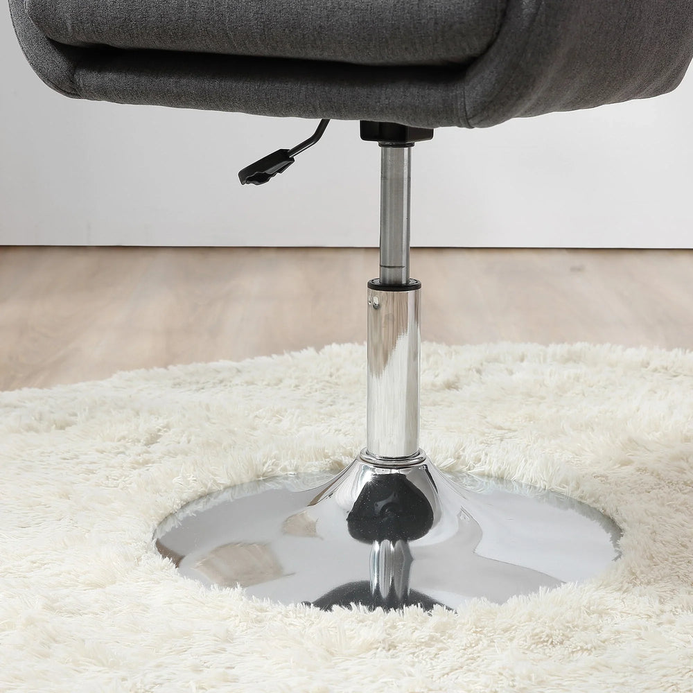 Dark Grey Boyd Swiel Bar Stool/Chair - All India Decor