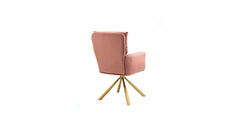 Pink Gerlec Swivel Chair - All India Decor