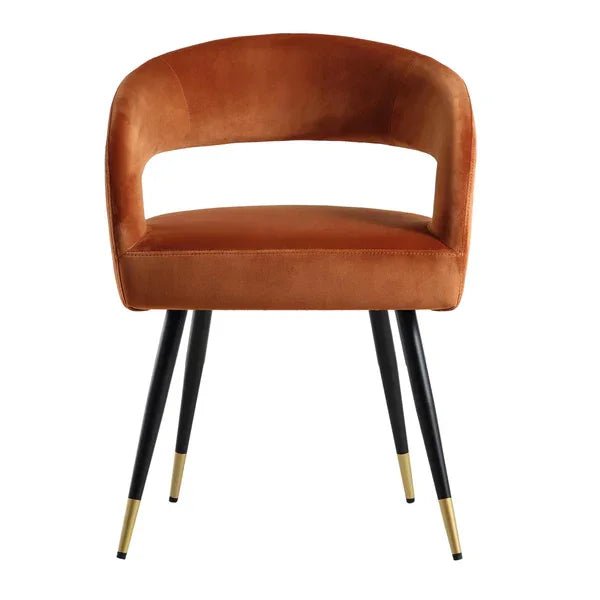 Orange Bentlee Accent Chair - All India Decor