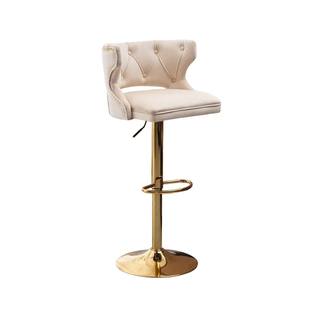 Beige Verona Bar Stool - All India Decor