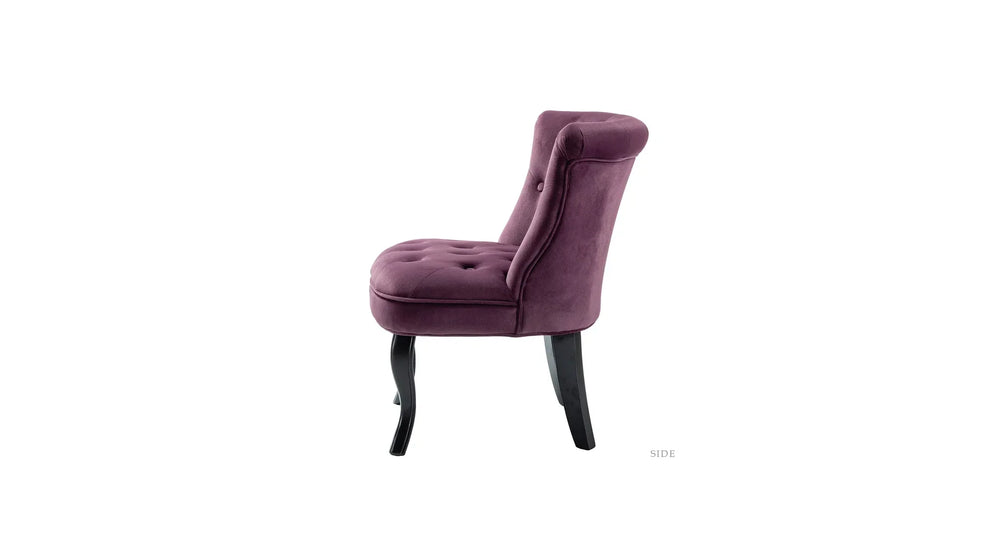 Purple Donata Accent Chair - All India Decor