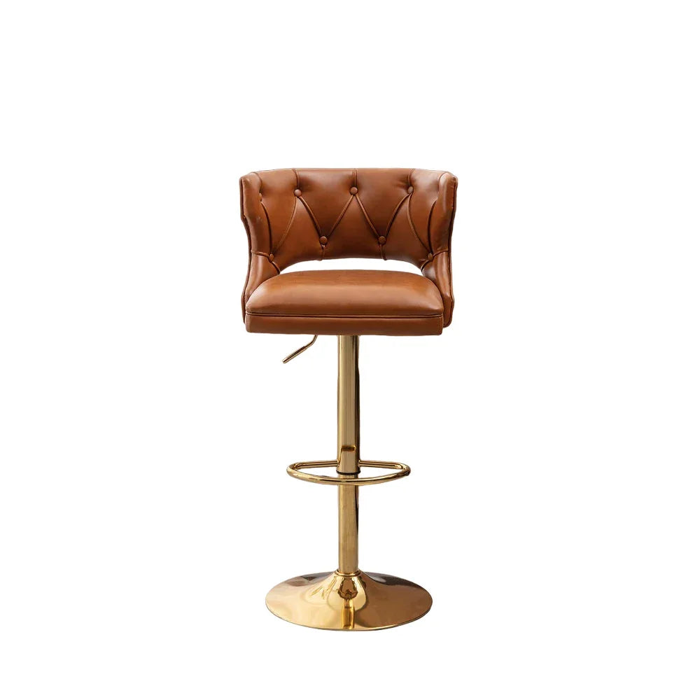 Tan Verona Bar Stool - All India Decor
