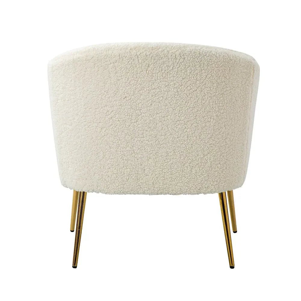 White Herrin Accent Chair - All India Decor