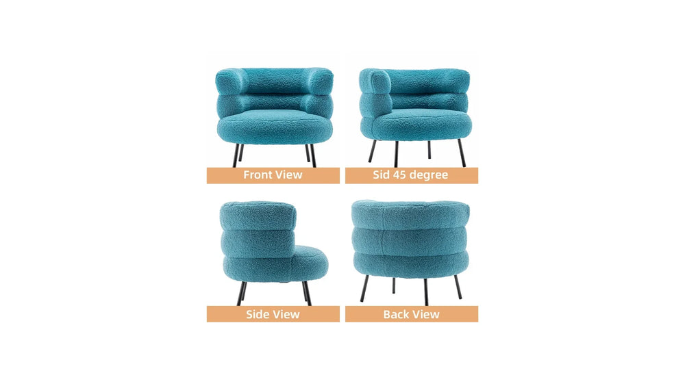 Sky Blue Clive Accent Chair - All India Decor