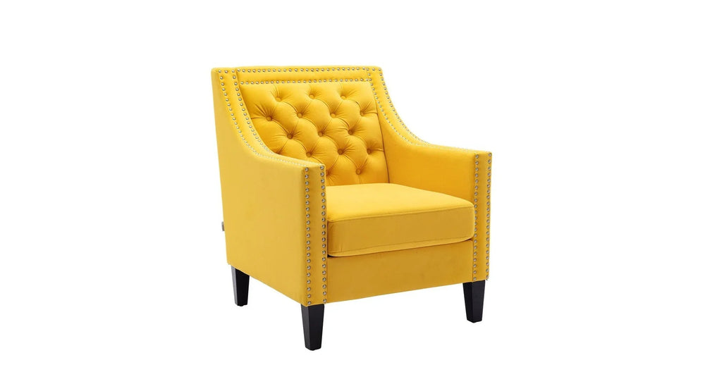 Yellow Asaria Accent Chair - All India Decor