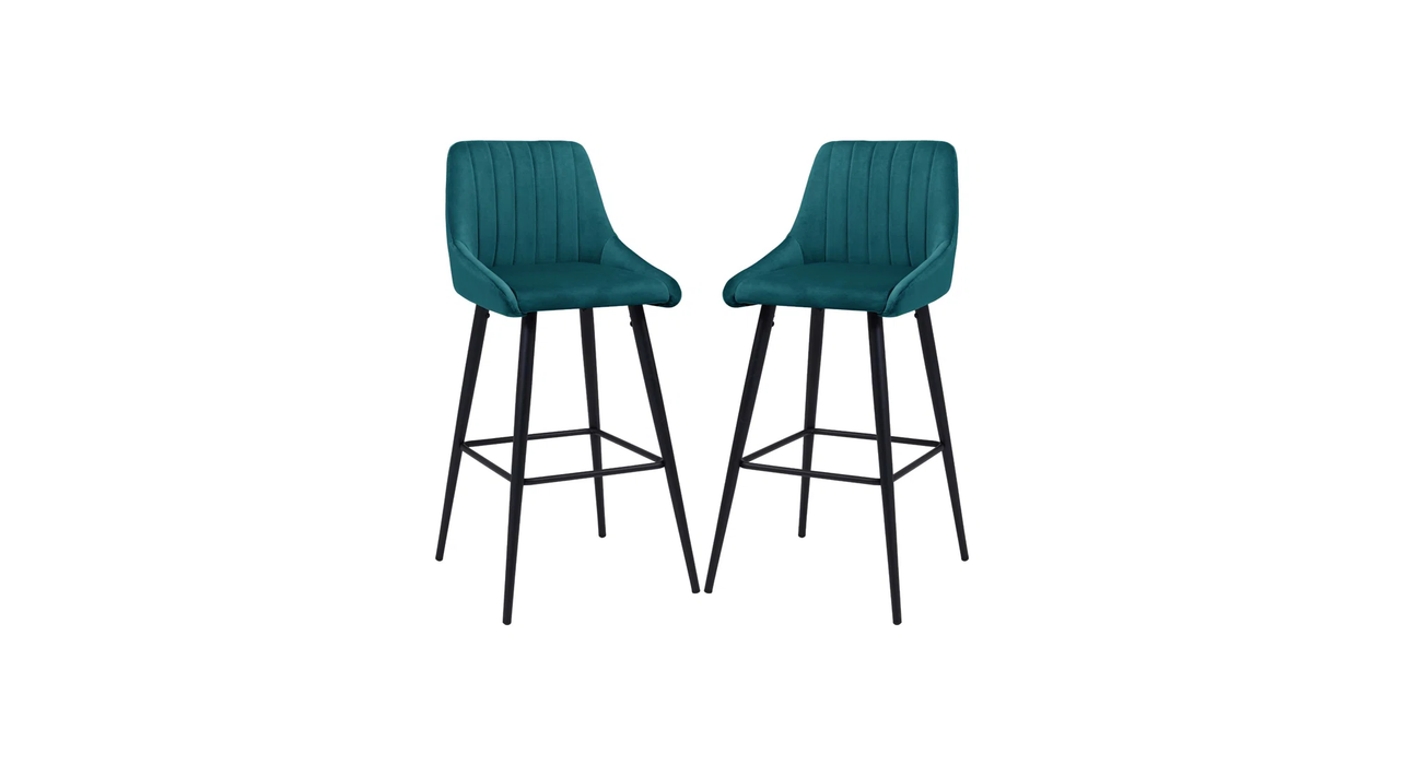 Green Color Daulton Counter Stool