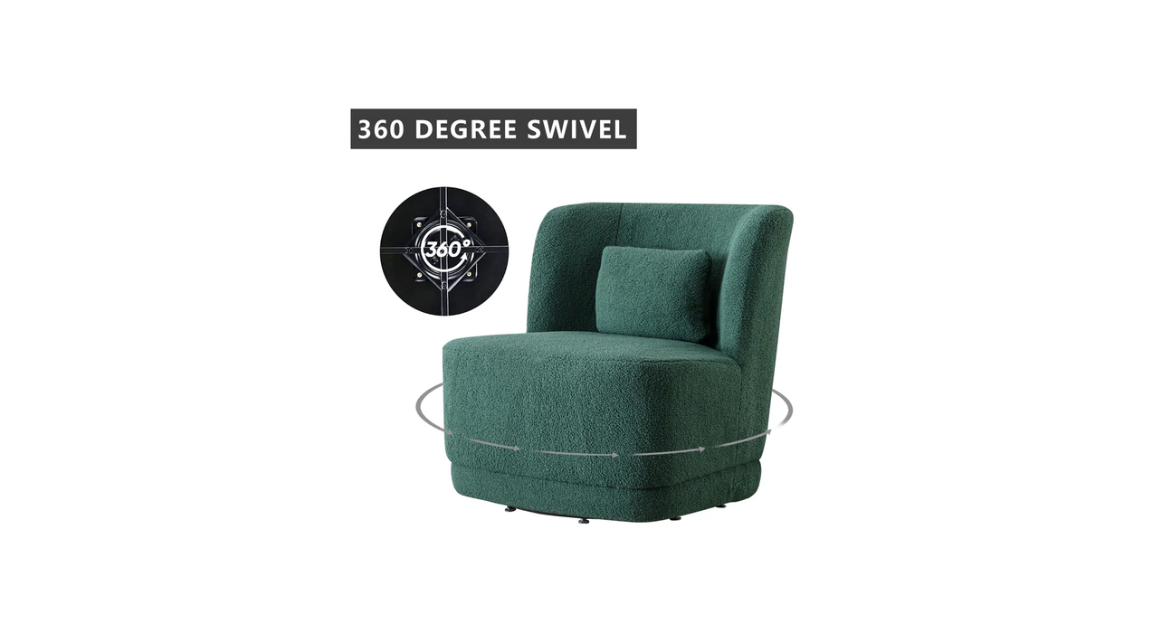 Green Deeda Barrel Chair