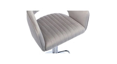 Grey Color Dee Swiel Adjustable Bar Stool - All India Decor