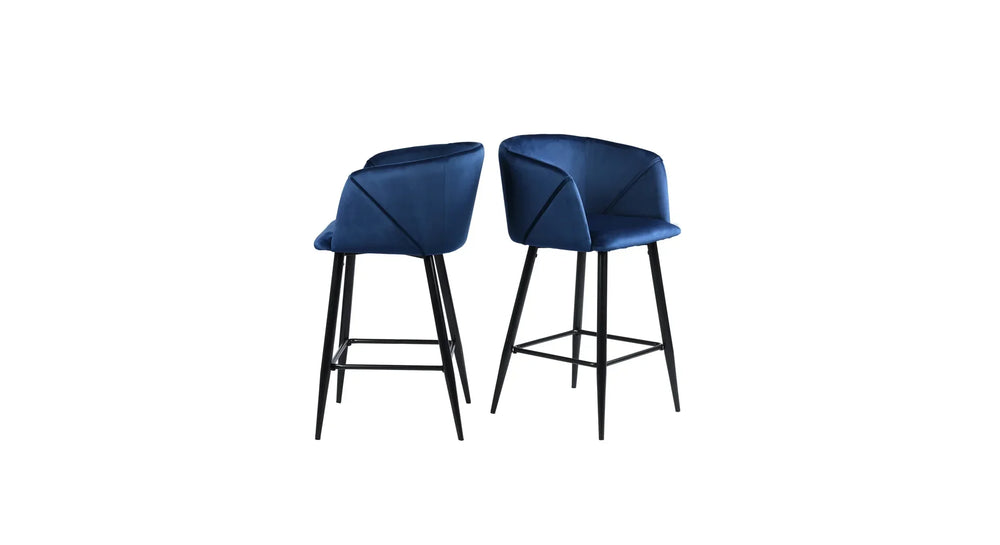 Blue Color Clea Counter Stool - All India Decor