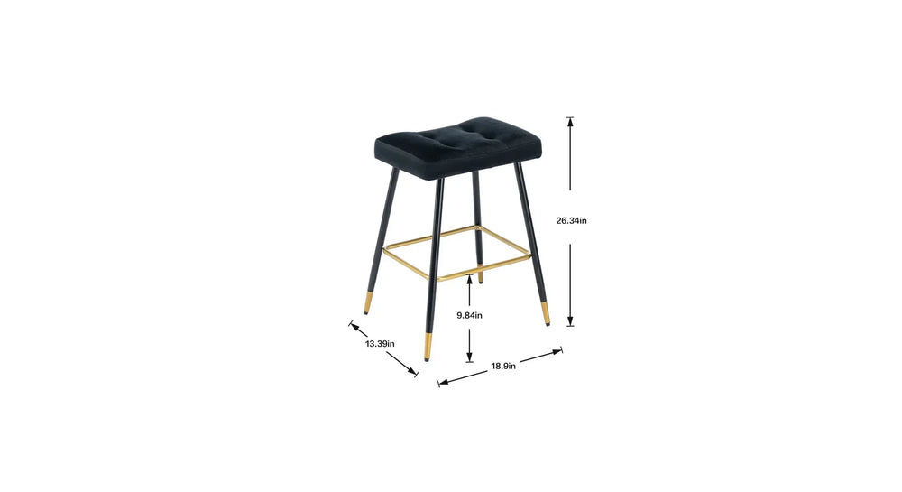 Green Color Julio Counter Stool - All India Decor