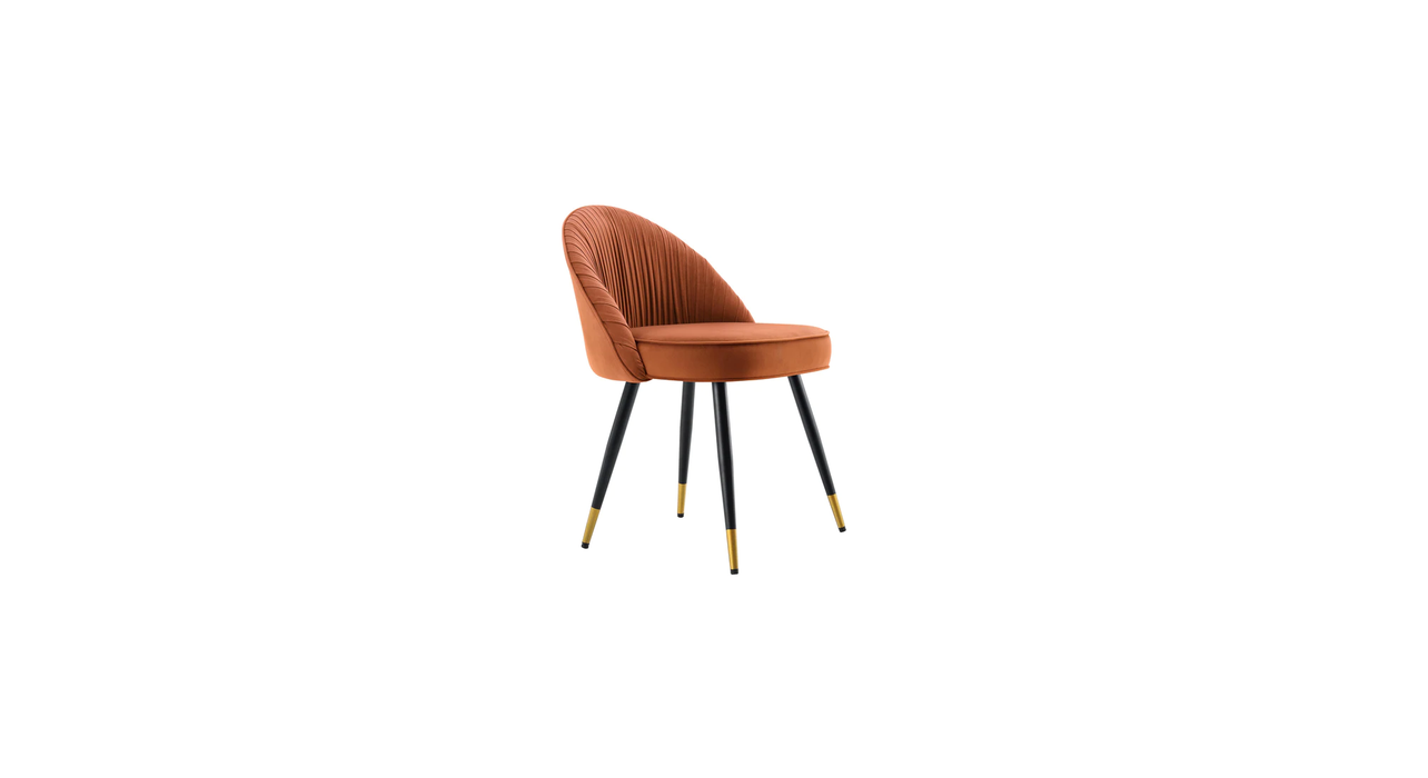 Orange Momence Accent Chair