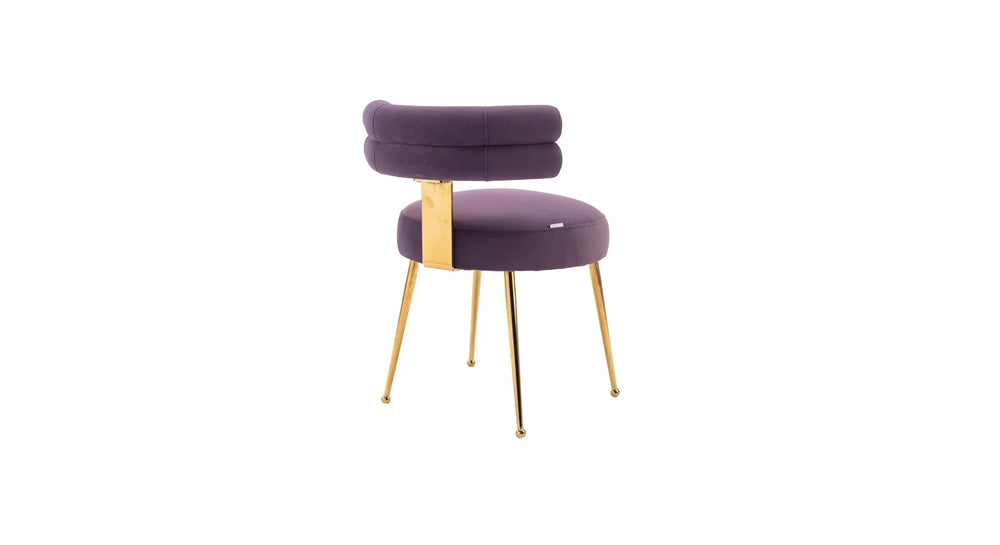 Purple Swizzy Aceent Chair - All India Decor