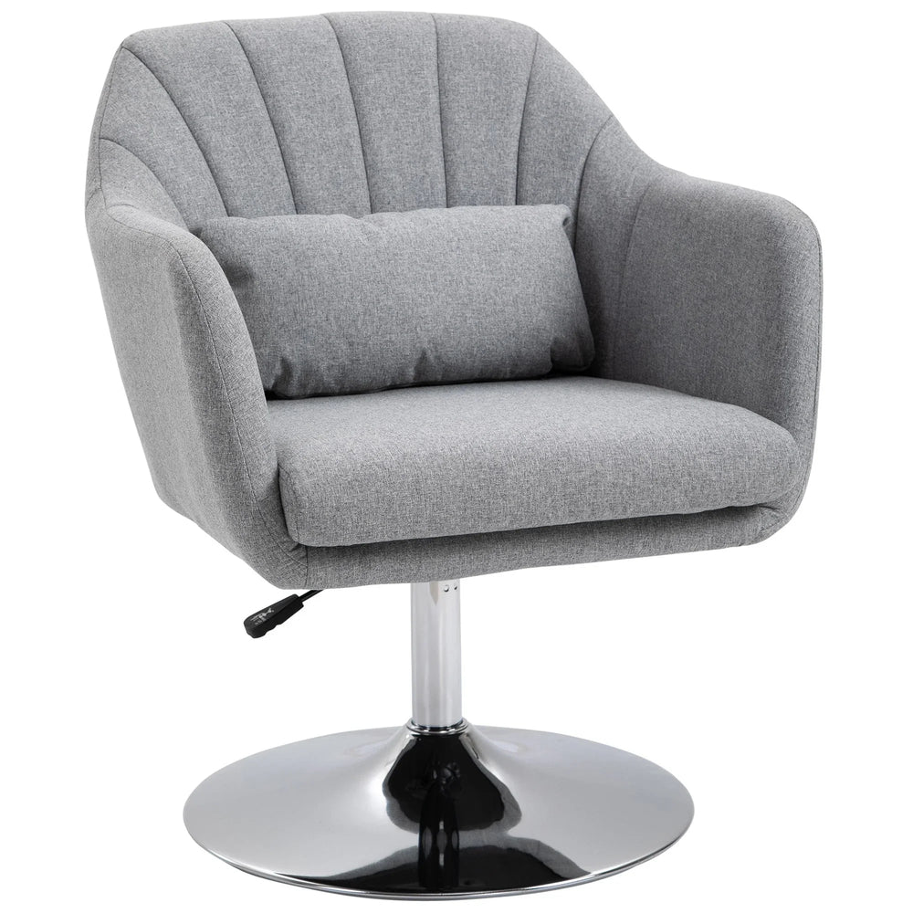 Light Grey Boyd Swiel Bar Stool/Chair - All India Decor