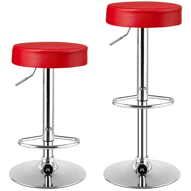 Red  Linon Bar Stool