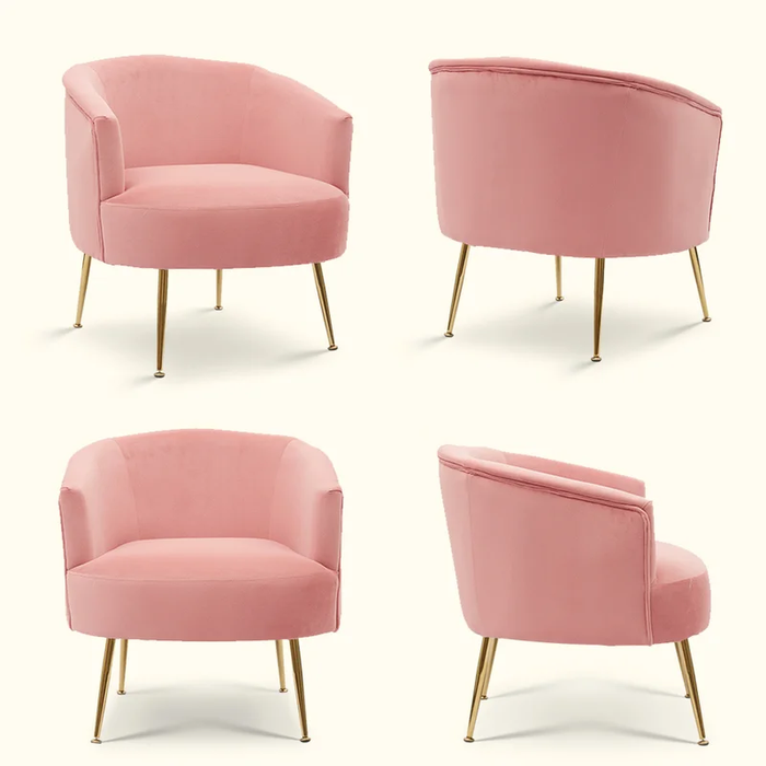 Pink Jiba Accent Chair