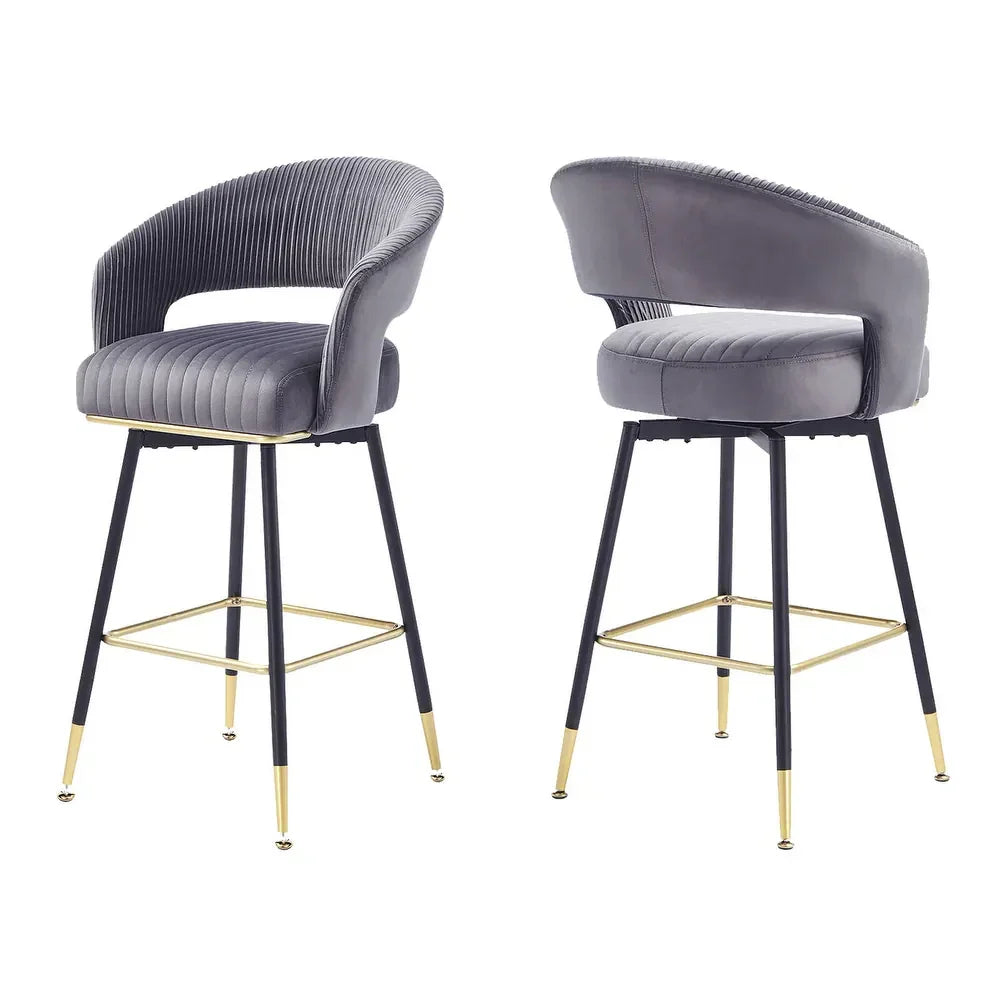 Grey Mixoy Bar Stool - All India Decor