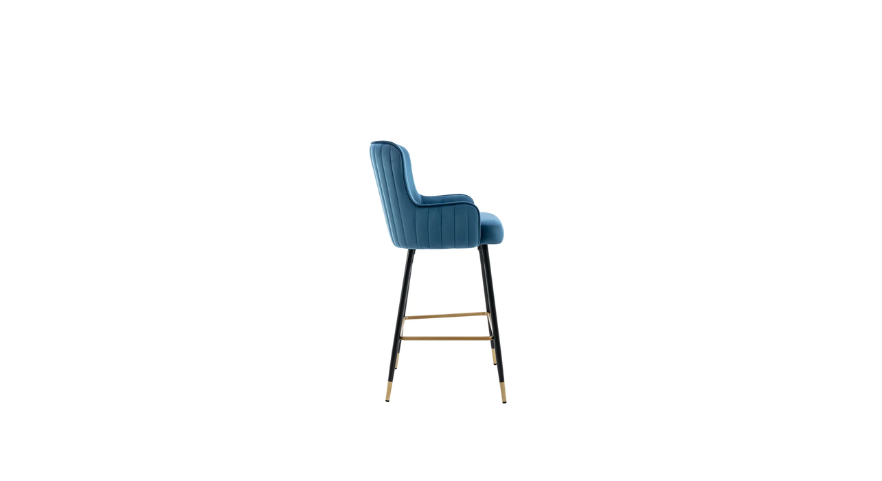 Blue Color Nolen Bar Stool