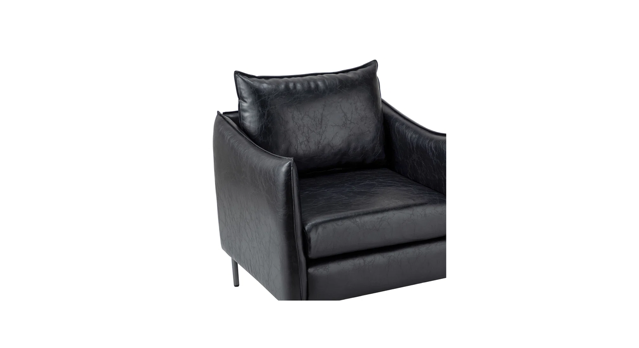 Black Lucas Accent Chair