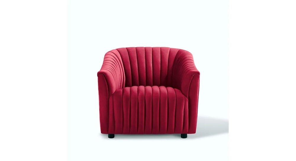 Red Latonia Accent Chair - All India Decor