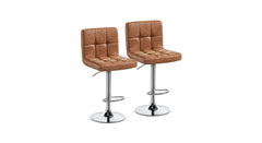 Tan Color Gerrilyn Swiel Adjustable Bar Stool - All India Decor