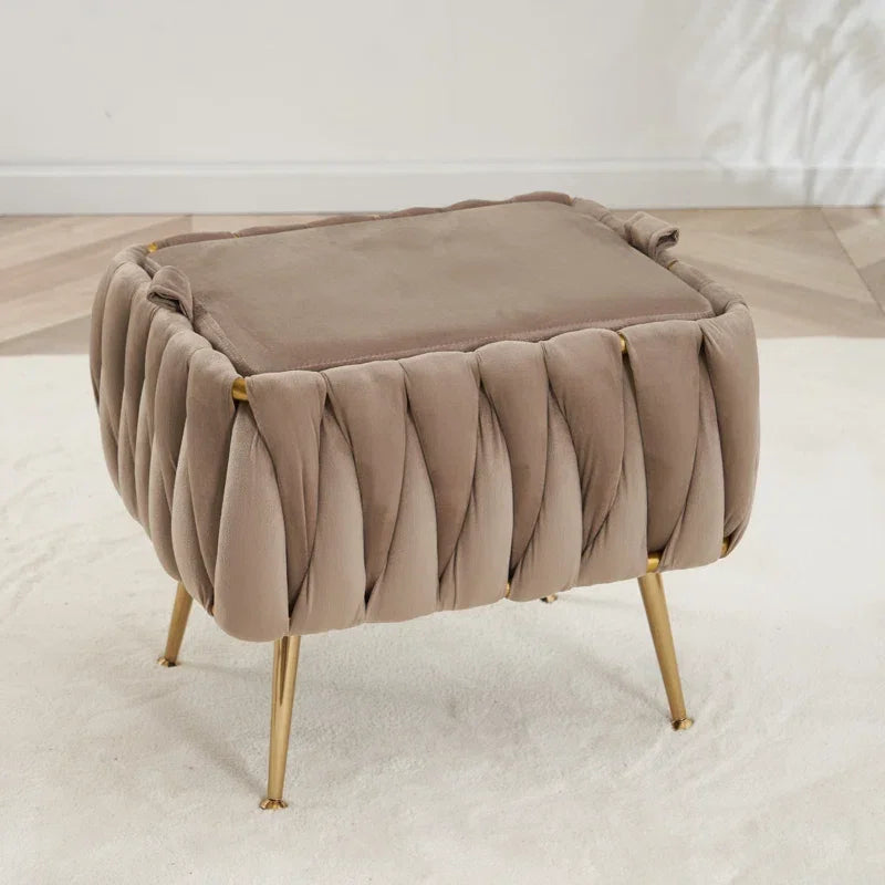 Brown Vegan Accent Chair - All India Decor