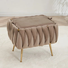 Brown Vegan Accent Chair - All India Decor