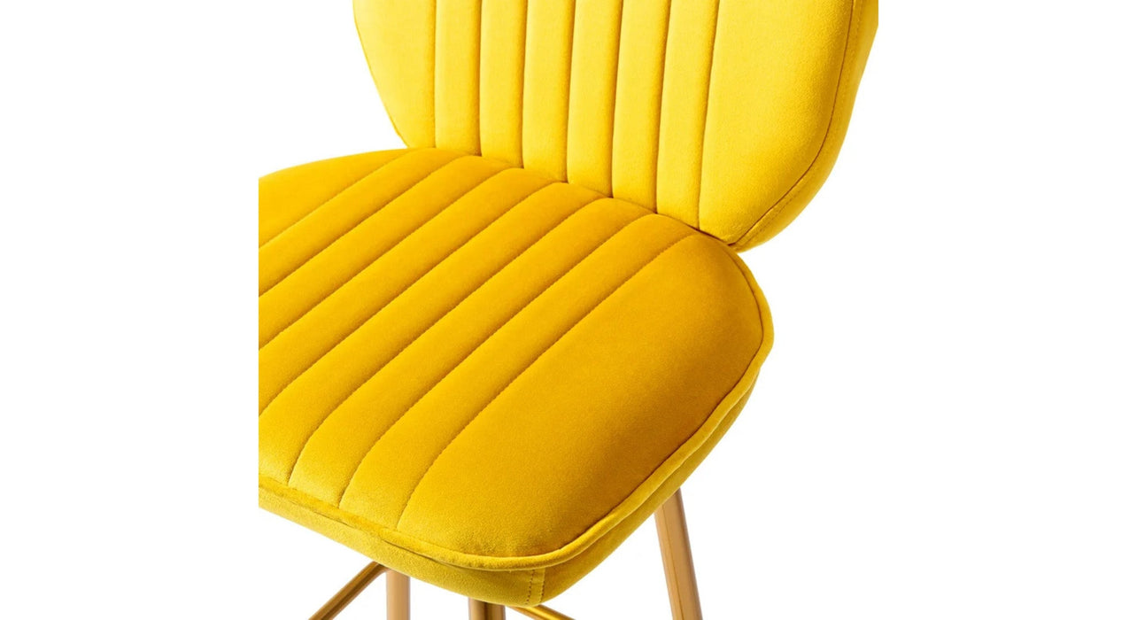 Yellow Color Rafael Bar Stool