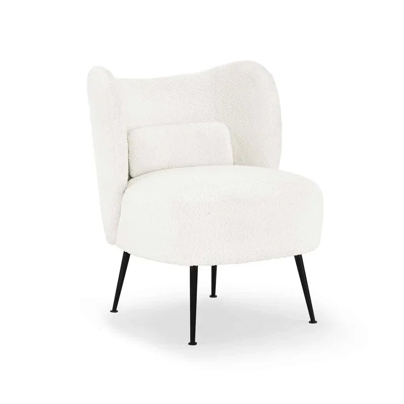 .White Collin Accent Chair - All India Decor