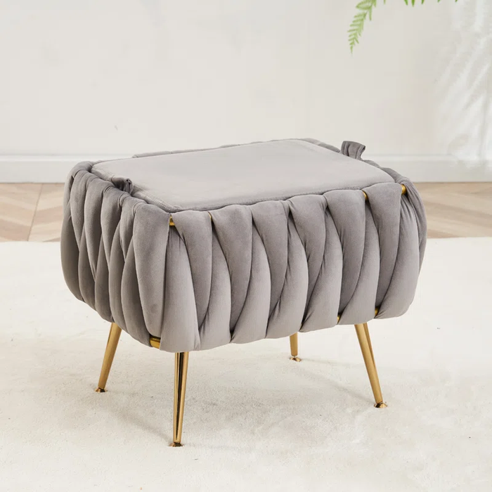 Grey Vegan Accent Chair