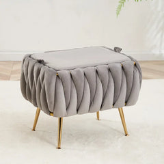 Grey Vegan Accent Chair - All India Decor
