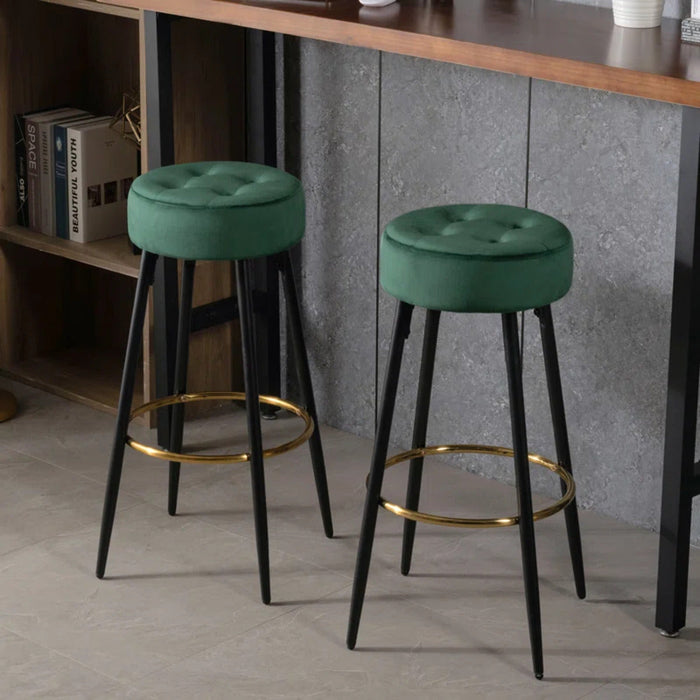 Green Color Ceazar Counter Stool