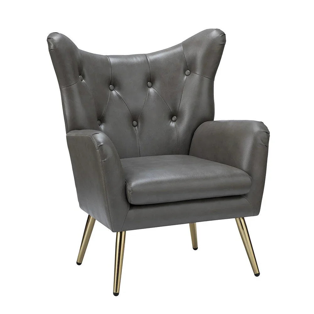 Grey Hedley Accent Chair - All India Decor