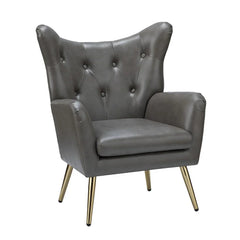 Grey Hedley Accent Chair - All India Decor