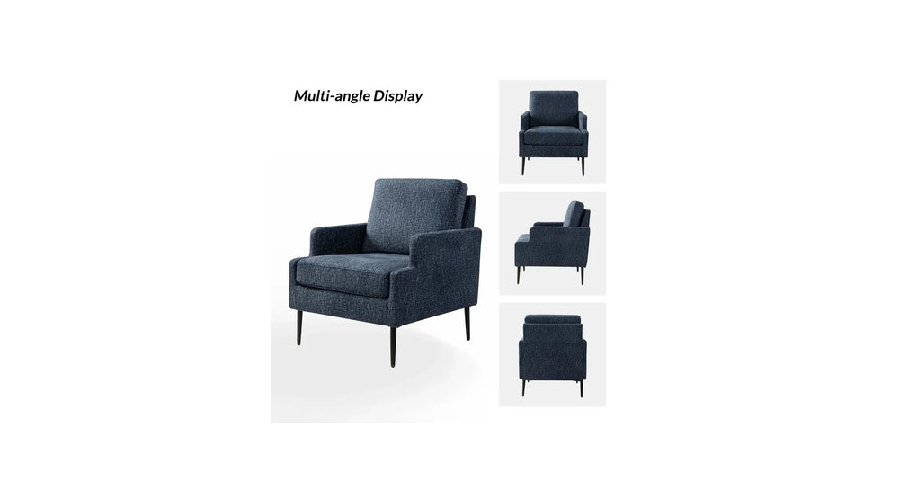 Blue Damone Accent Chair - All India Decor