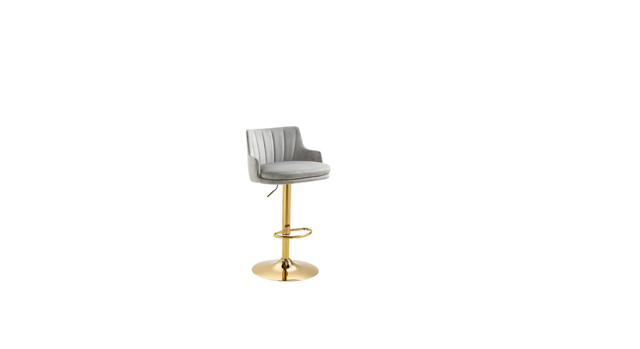 Grey Color Oliver Bar Stool