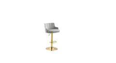 Grey Color Oliver Bar Stool - All India Decor