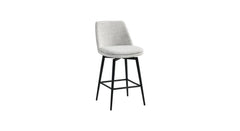 White Color Mccain Bar Stool - All India Decor